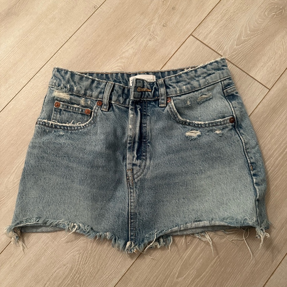 Zara denim skirt